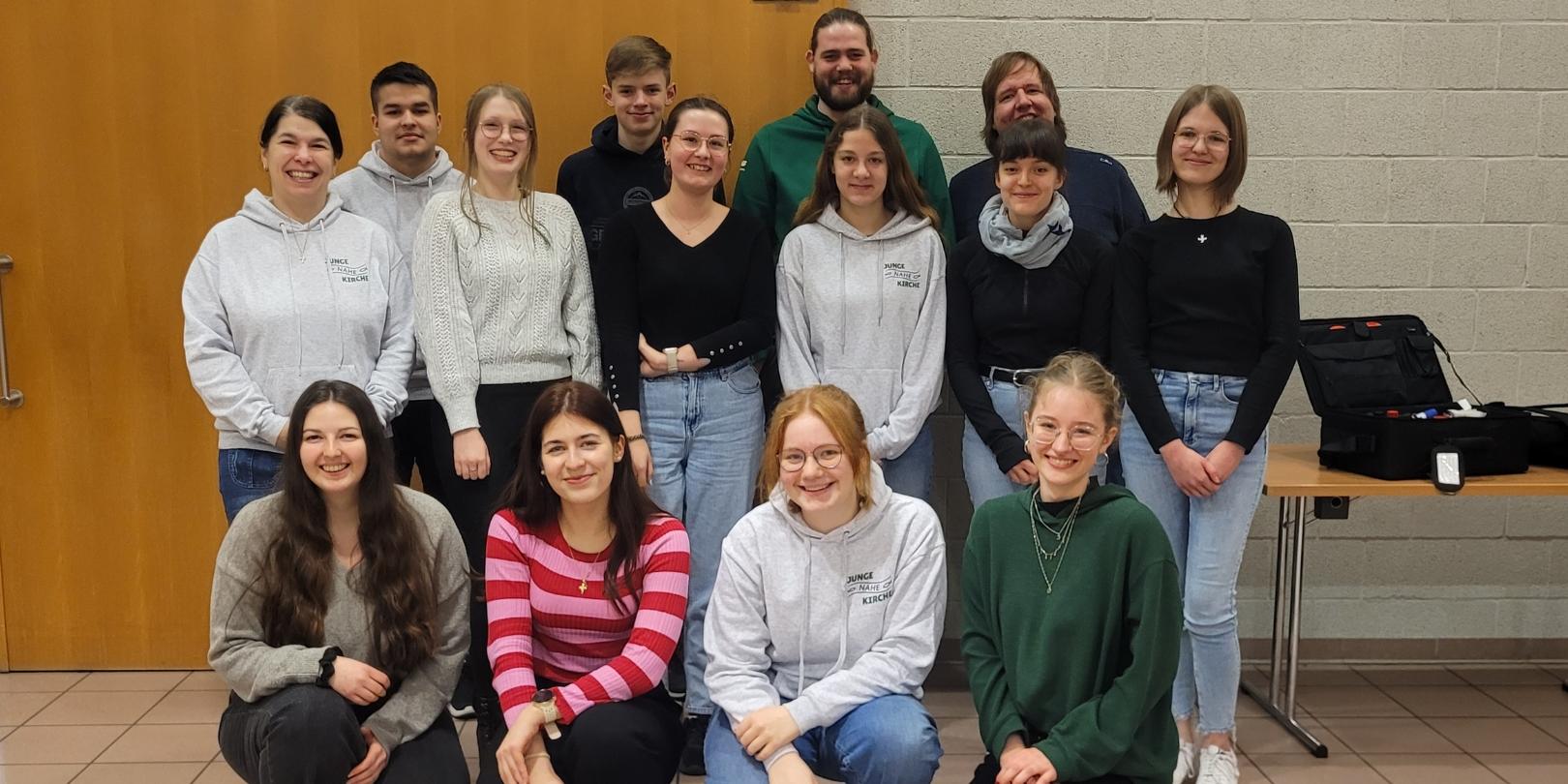 Die Jugendleiterrunde bei ihrem Treffen. Auf dem Foto fehlen 4 Personen